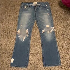 Abercrombie and Fitch boyfriend jeans